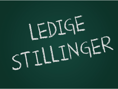 billede med teksten ledige stillinger